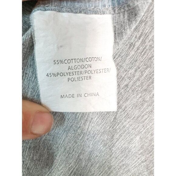 Molokai Surf Co Men's Blue Grey Colorblock Short Sleeve Button Down Size XL - Picture 4 of 5